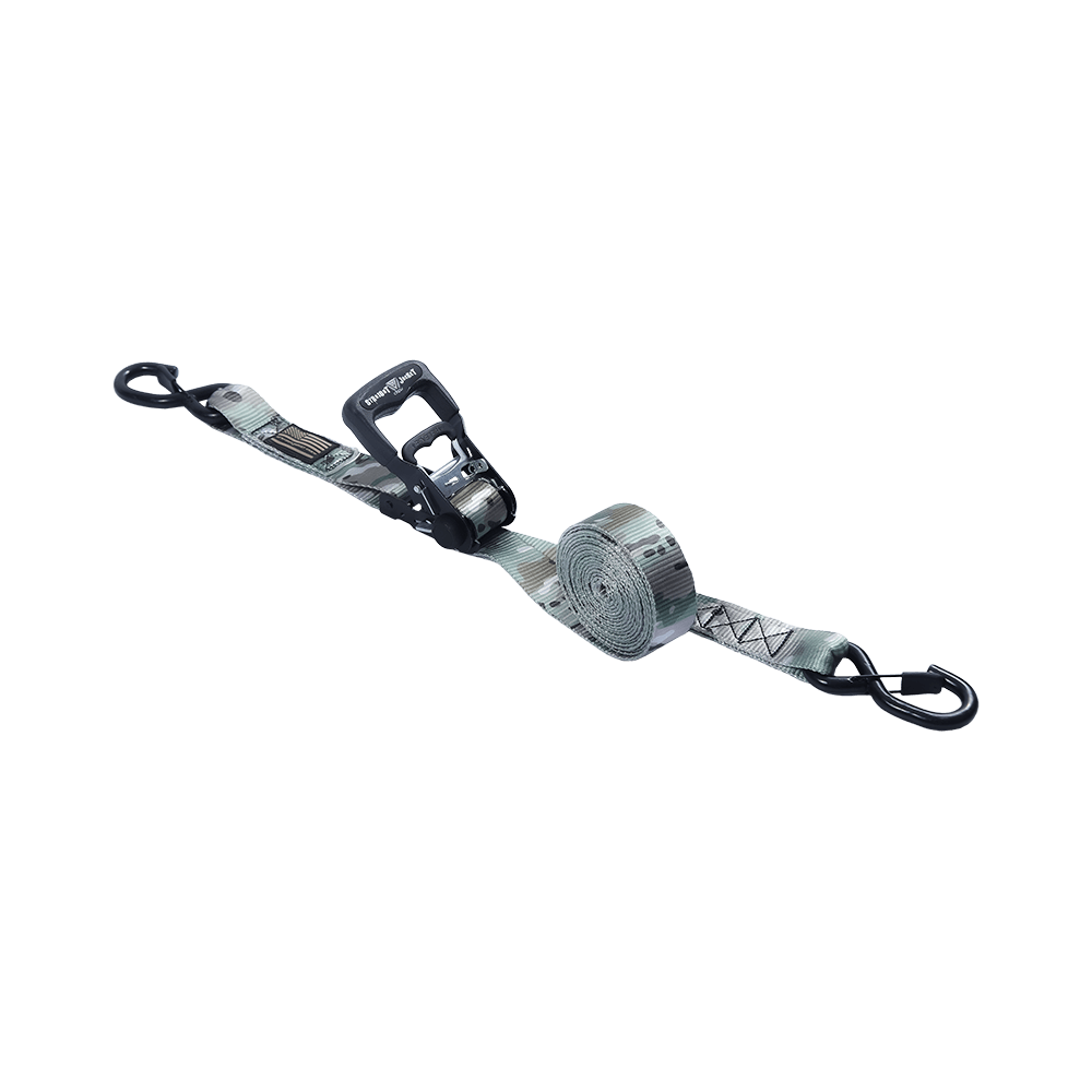 Poignée de boucle à cliquet en caoutchouc de Camouflage, sangle de support de toit pour bateau, voiture, ATV