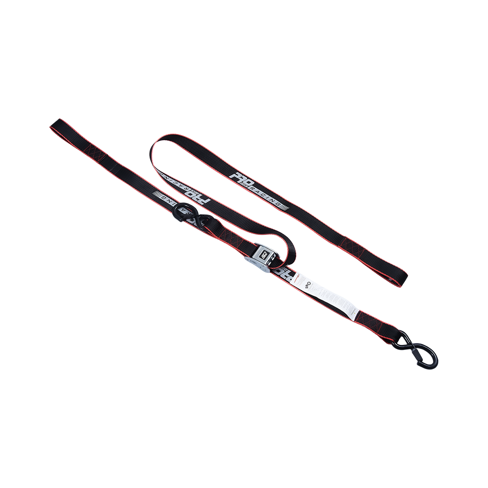 Sangle d'arrimage à boucle à came pour moto, personnalisable et Durable, avec crochet de sécurité en S
