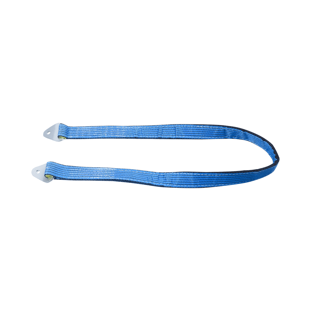 Manchon de protection bleu robuste, larges sangles de remorquage pour essieu de voiture avec anneau en D