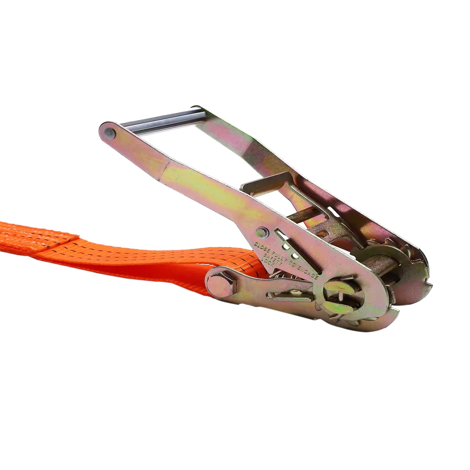Sangle d'arrimage de cargaison de cliquet de poignée standard de zinc de Colorer de 38mm 3t