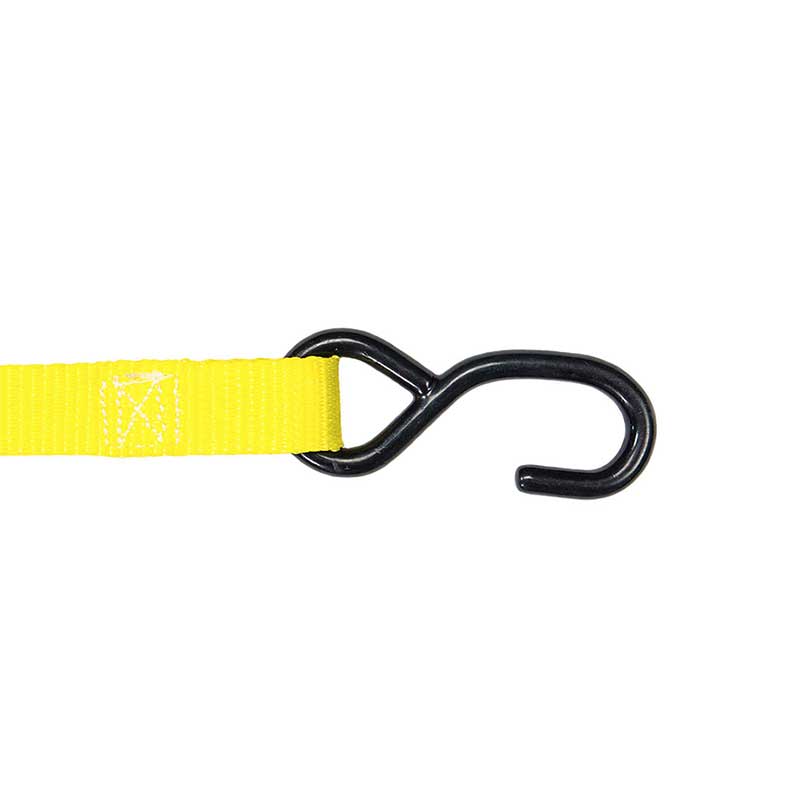 Personnalisation en usine 1'' X 15' Ceinture d'arrimage de cargaison de camion avec crochet en S