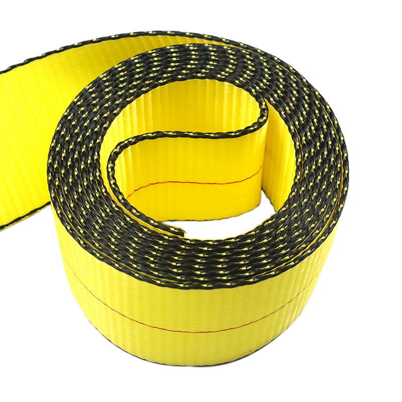 Sangle à cliquet robuste de 3 pouces avec crochet plat pour camion remorque