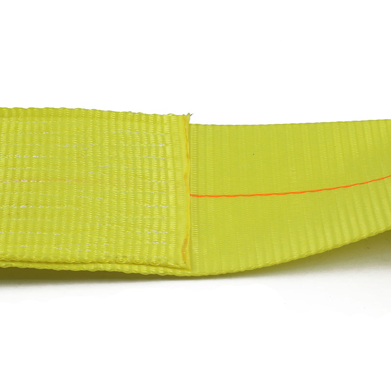 Sangles d'arrimage de cargaison en polyester de 4 pouces pour remorques à plateau