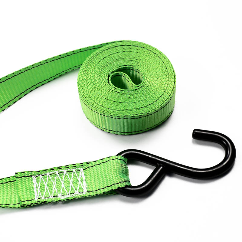 Le double crochet en J des sangles à cliquet de 25 mm