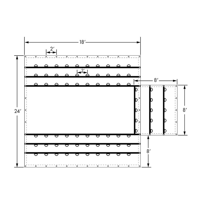 Bâches en bois robustes
