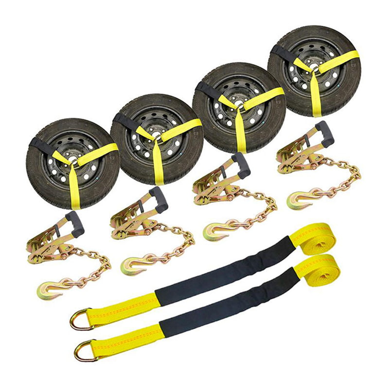 La sangle de levage de roue 10 000 lb, sangle Lasso avec chaîne