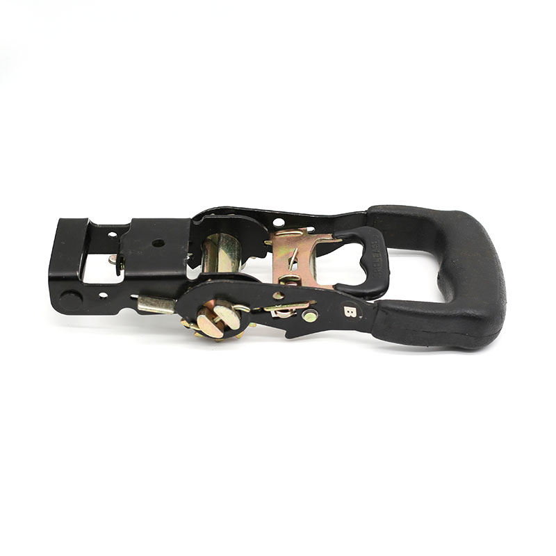 La boucle de ceinture à cliquet avec poignée en caoutchouc de 1,5 pouce