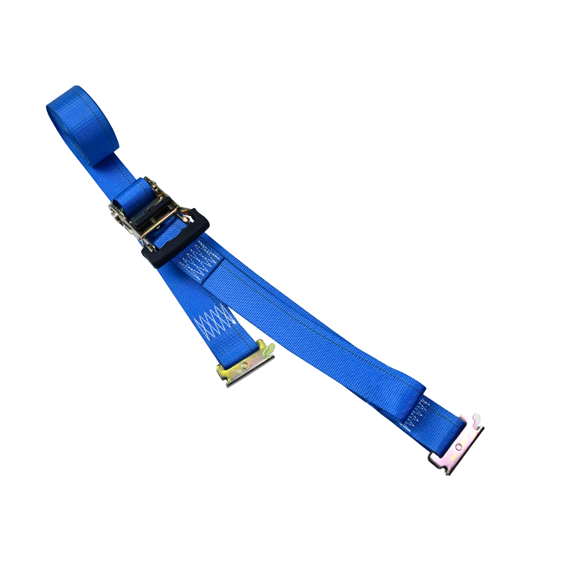 La sangle à cliquet E-Track standard de 2'' X 12' à extrémité fixe de 4'