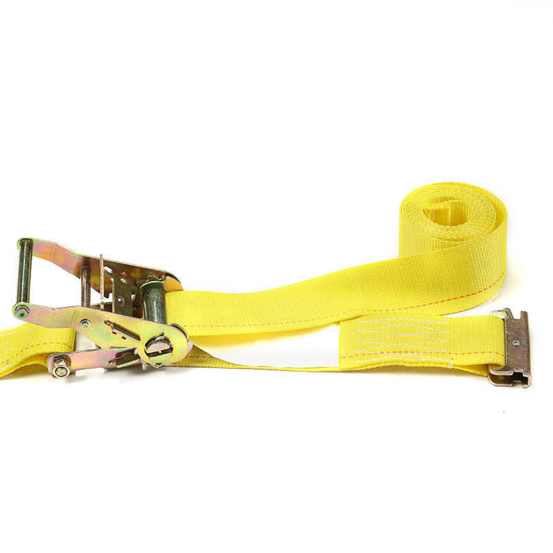 La sangle à cliquet E-Track de 2 pouces bleu jaune