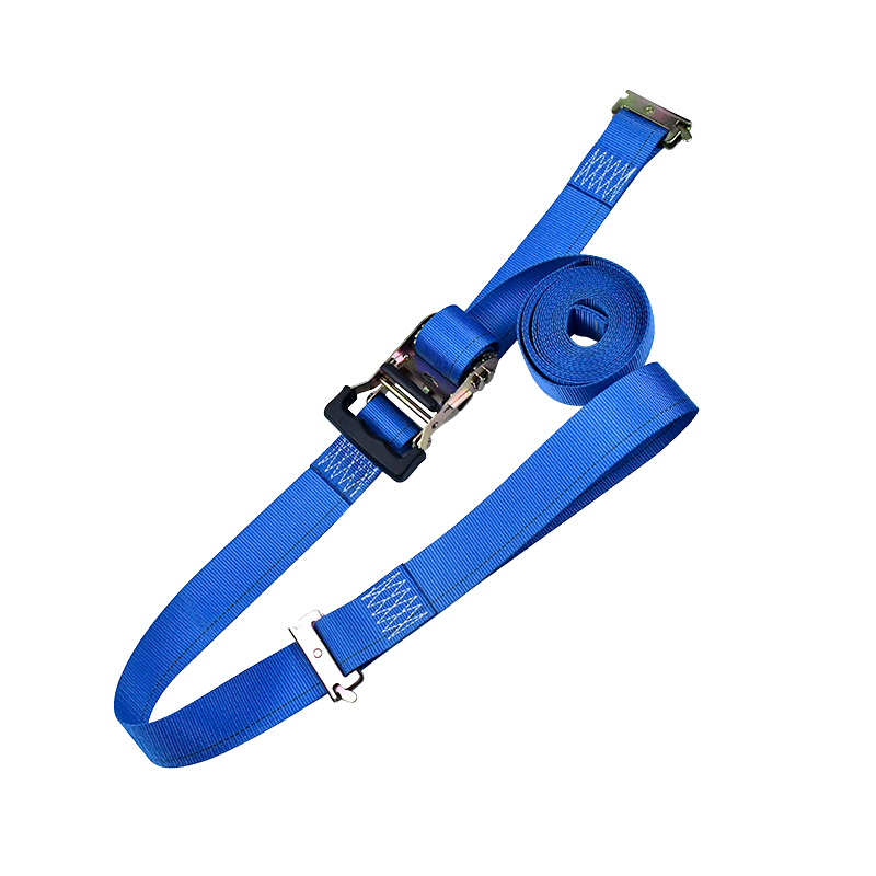 La sangle à cliquet E-Track standard de 2'' X 12' à extrémité fixe de 4'